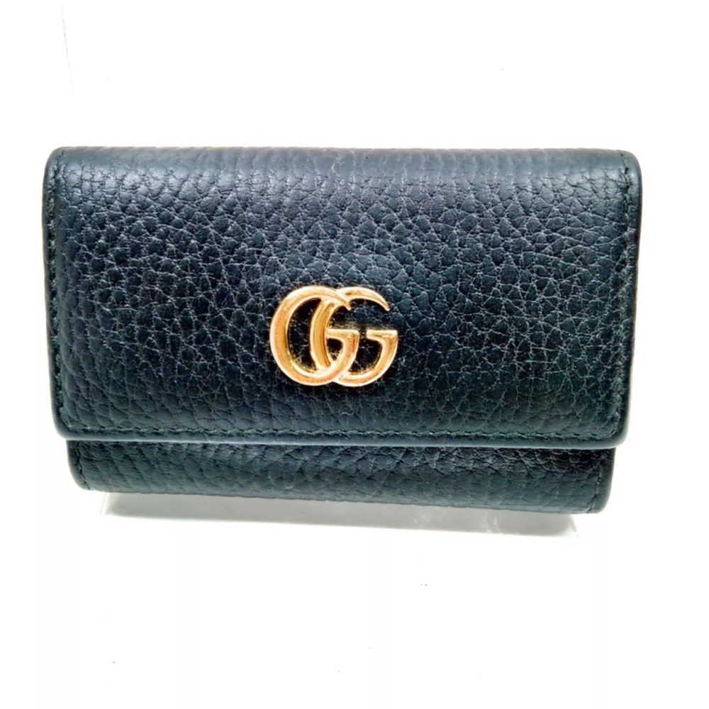 Gucci GG Marmont Leather Key Holder